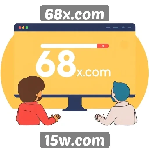 Acessibilidade do site 68x.com para novos usuários