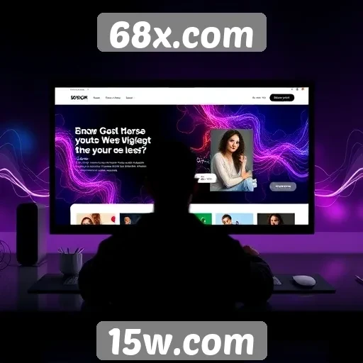 Evolução do design do 68x.com nos últimos anos