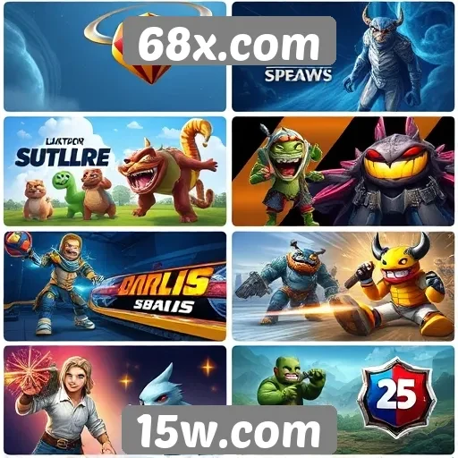 Análise das principais categorias de jogos em 68x.com