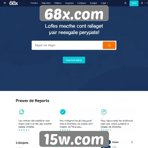Avaliação da interface do usuário do site 68x.com